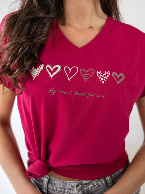 BLUSE TINNA Bordeaux