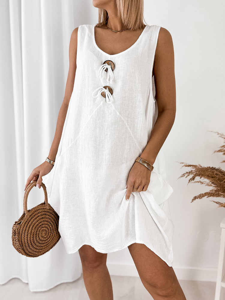 KLEID LIVIANA WEISS