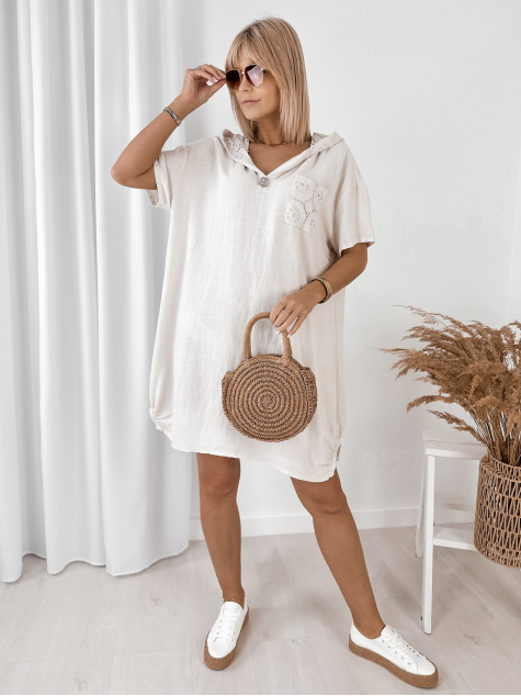 DRESS ALVOREA BEIGE