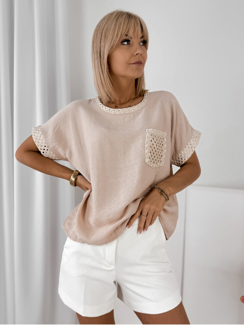 BLOUSE LUMIRIA BEIGE