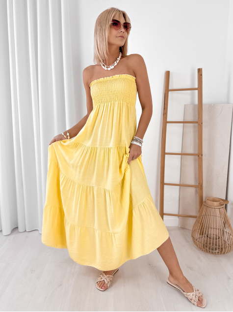 ROBE FLAMIRA JAUNE