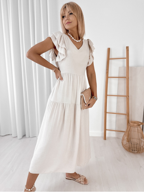 DRESS ISKARA BEIGE