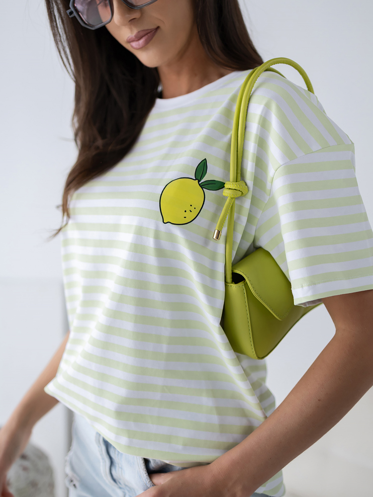 BLUSE CITRON LIMETTENGRÜNE