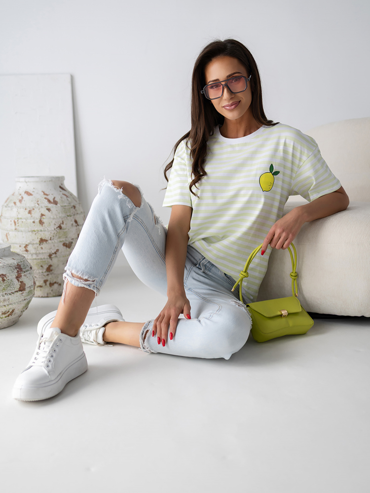 BLUSE CITRON LIMETTENGRÜNE