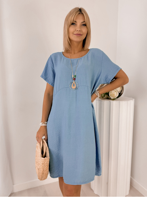 KLEID TANIRA BLAU