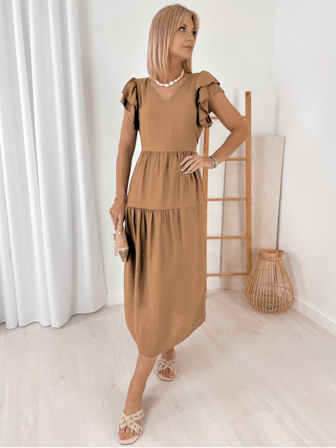 DRESS ISKARA CARAMEL