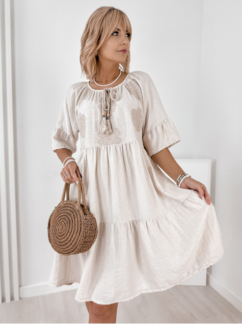 ROBE ARIZENA BEIGE