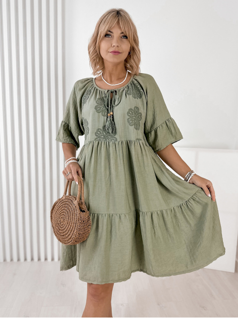 KLEID ARIZENA KHAKI