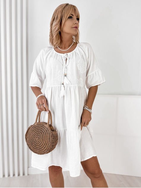 ROBE ARIZENA BLANC