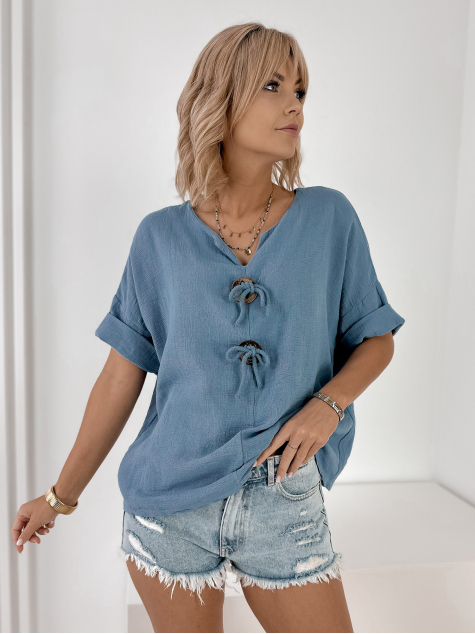 BLUZA TERENZA ALBASTRU
