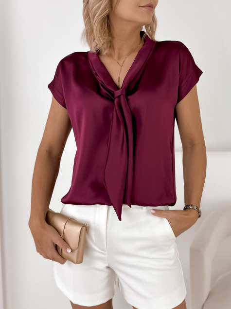 BLOUSE ROXANA BORDEAUX