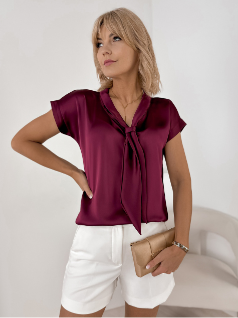 BLOUSE ROXANA BORDEAUX
