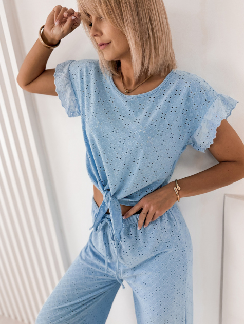 BLUSE CAROLISSA BLAU