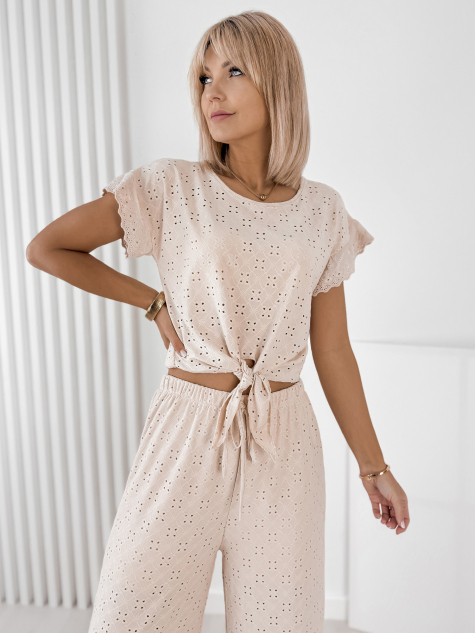 BLÚZKA CAROLISSA BÉŽOVÁ
