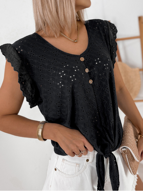 BLUSE VERENZA SCHWARZ
