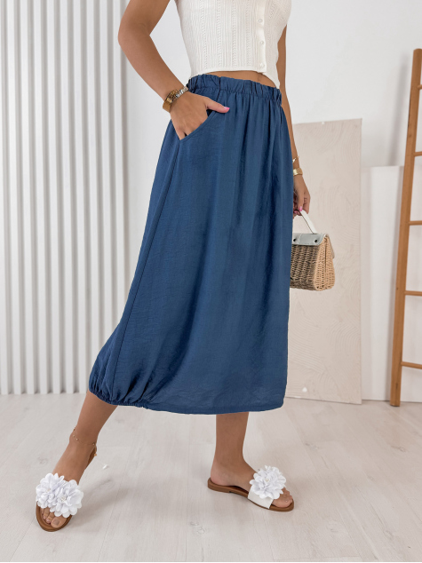 JUPE MARBELLA BLEU FONCÉ