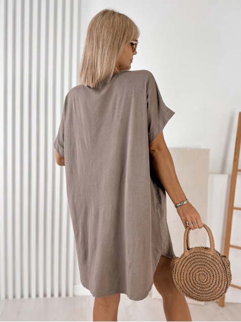 KLEID TAORMIA BRAUNE