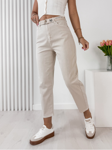 PANTALONI TUCALIA BEJ