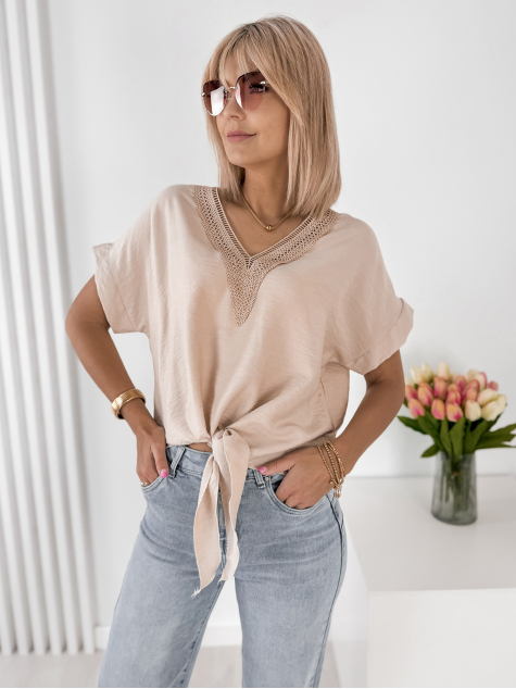 BLÚZKA REINA BÉŽOVÁ