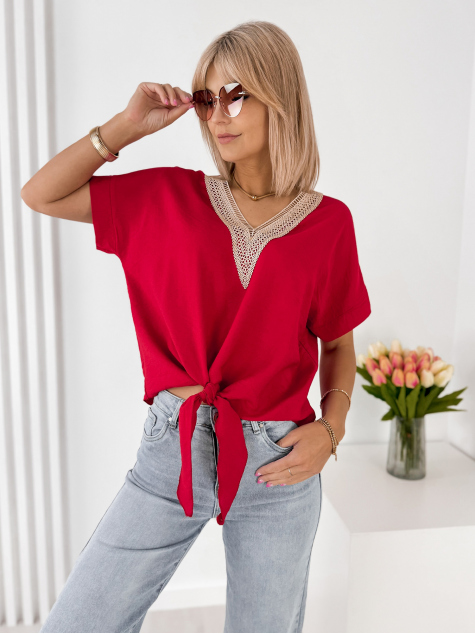 BLOUSE REINA RED