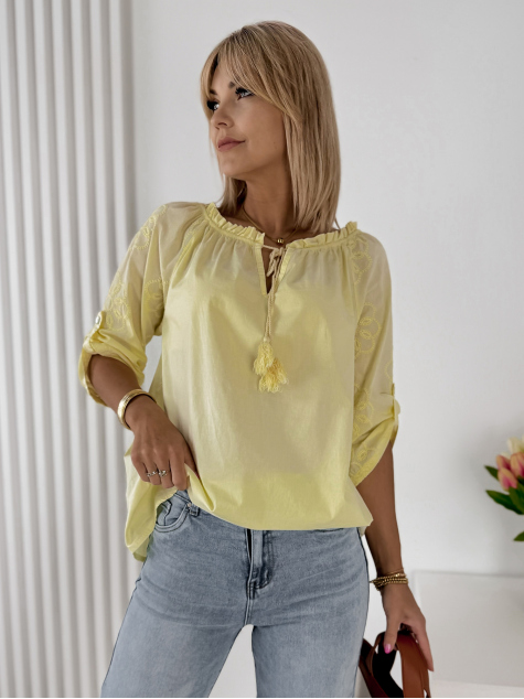 BLOUSE SAQUENA JAUNE