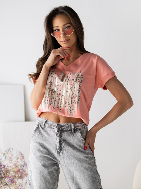 BLOUSE CORAL RONALIA