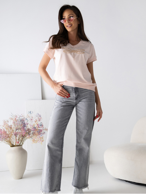 BLUZA ORVEA ROZ PUDRAT