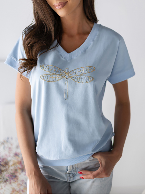 BLOUSE ORVEA BLUE