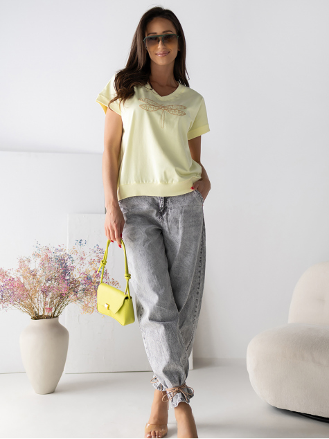 BLUSE ORVEA GELB