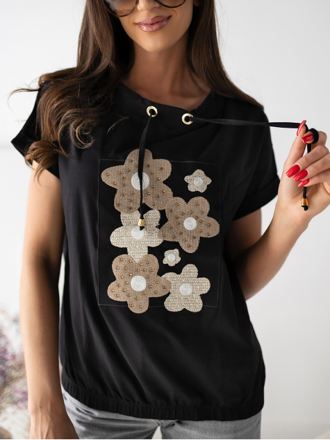 BLUSE LUNERA SCHWARZ