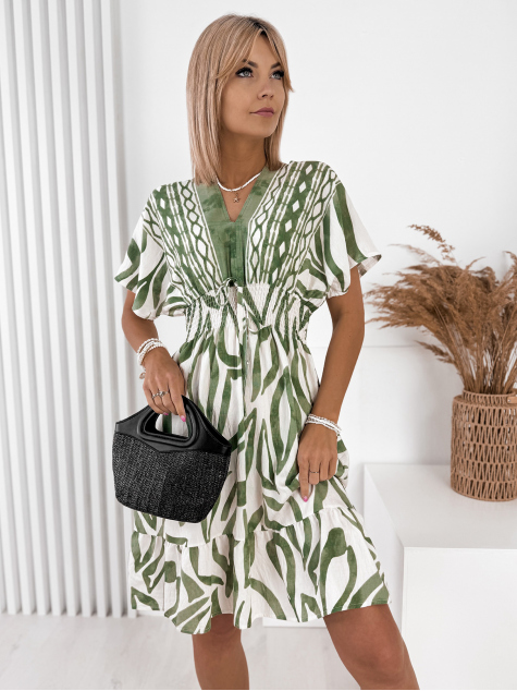 KLEID ORLANTA KHAKI