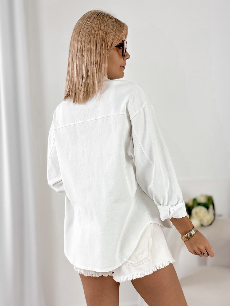VESTE ROANIE BLANC