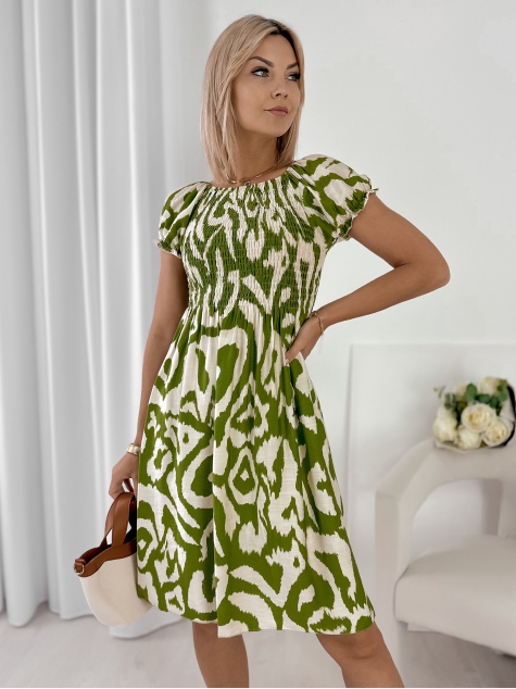 DRESS TIGRANA GREEN