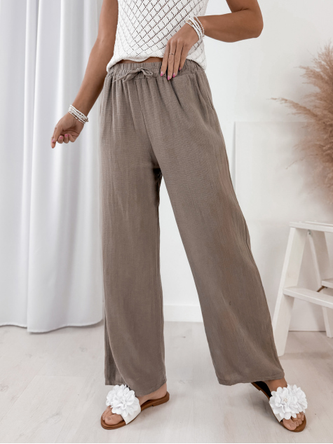 PANTALONI LEROS BEJ INCHIS