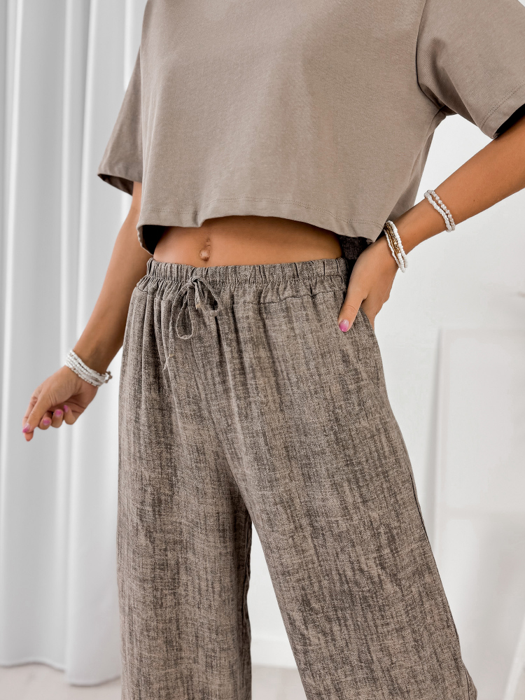 NOHAVICE CALABRIA TMAVOBÉŽOVÉ