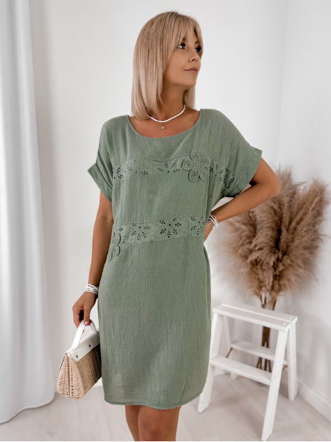 DRESS SERINA KHAKI