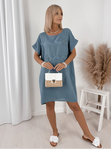 DRESS SERINA BLUE