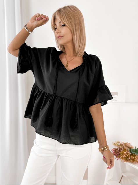 BLUSE FAVINYA SCHWARZ