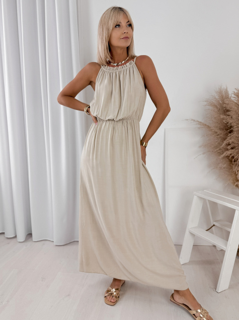KLEID IKARIA BEIGE
