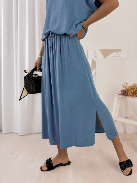 SKIRT MOLISE BLUE