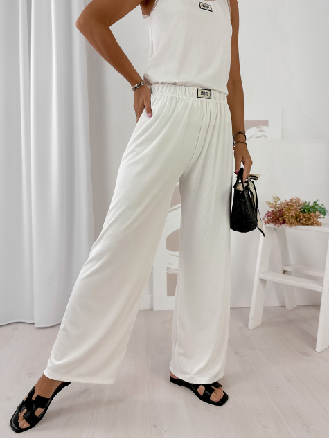 PANTALON PIEMONTE ÉCRU