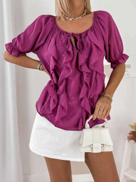 BLOUSE DORCENA FUCHSIA