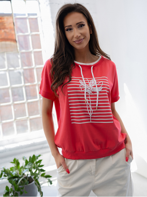 BLOUSE CANTALIA RASPBERRY