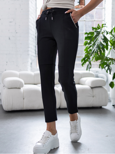 PANTALONI FRONTERA NEGRU