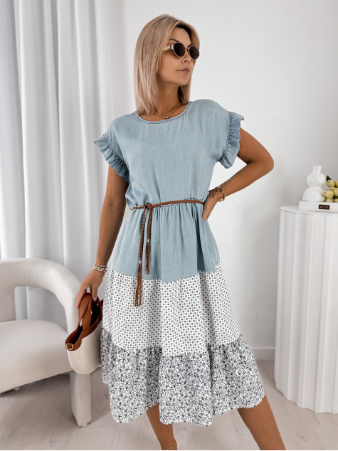 KLEID DARRIBIA HELLBLAU