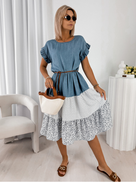 ROBE DARRIBIA BLEU