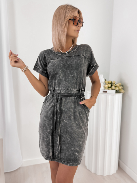 DRESS BAEZA GRAPHITE