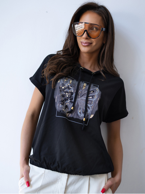 BLUSE KELISSA SCHWARZ