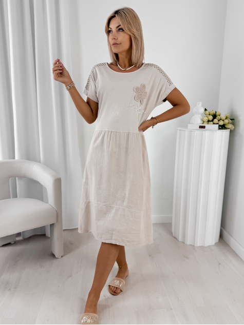 ROBE ROCHE BEIGE