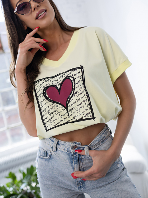 BLUZA ELZANI GALBENA